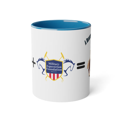 FBC + MEF Accent Mug, 11oz - From Printify - Just $7.95! Shop now at Freedom Bear Coffee LLC