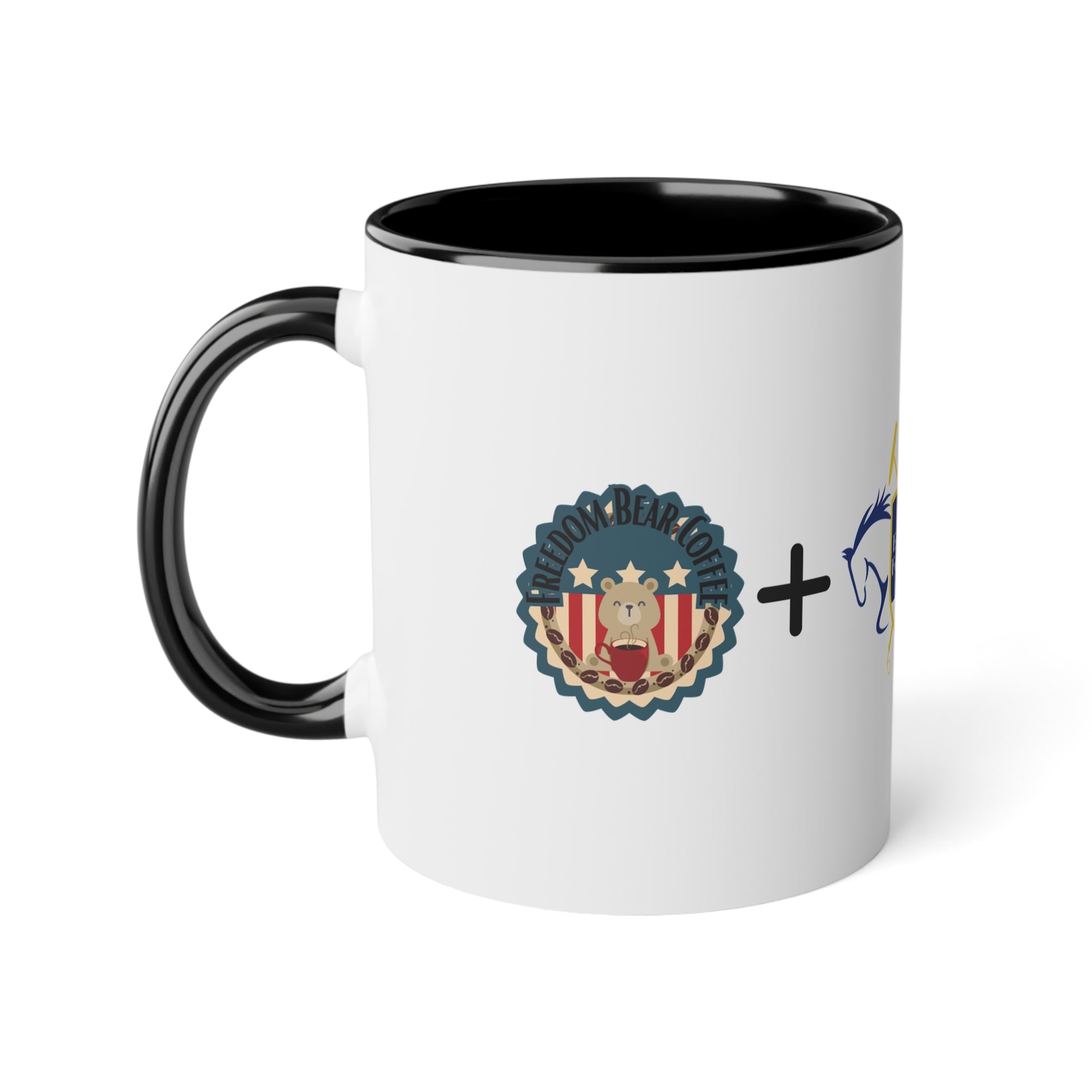 FBC + MEF Accent Mug, 11oz - From Printify - Just $7.95! Shop now at Freedom Bear Coffee LLC