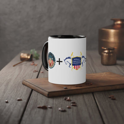 FBC + MEF Accent Mug, 11oz - From Printify - Just $7.95! Shop now at Freedom Bear Coffee LLC