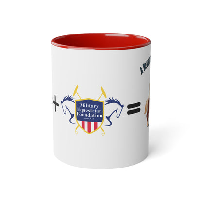 FBC + MEF Accent Mug, 11oz - From Printify - Just $7.95! Shop now at Freedom Bear Coffee LLC