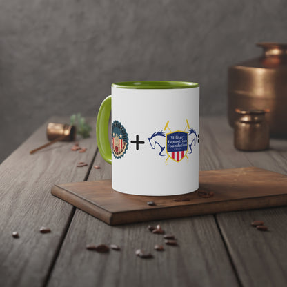 FBC + MEF Accent Mug, 11oz - From Printify - Just $7.95! Shop now at Freedom Bear Coffee LLC