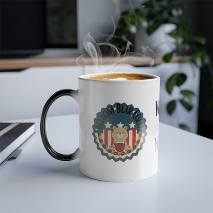 "We Got Your 6" Color Morphing Mug 11oz. - From Freedom Bear Coffee LLC - Just $14.99! Shop now at Freedom Bear Coffee LLC