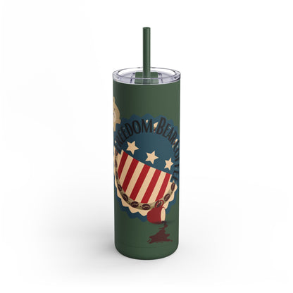 Freedom Bear Unleashed 20oz Matte Tumbler - From Freedom Bear Coffee LLC - Just $29.99! Shop now at Freedom Bear Coffee LLC