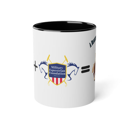 FBC + MEF Accent Mug, 11oz - From Printify - Just $7.95! Shop now at Freedom Bear Coffee LLC