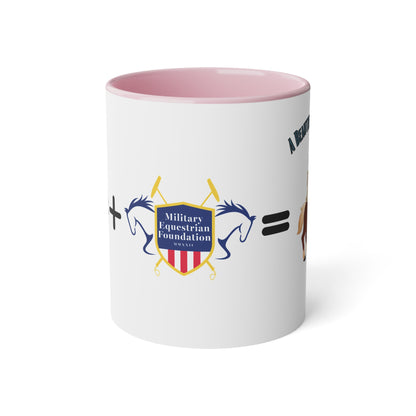 FBC + MEF Accent Mug, 11oz - From Printify - Just $7.95! Shop now at Freedom Bear Coffee LLC