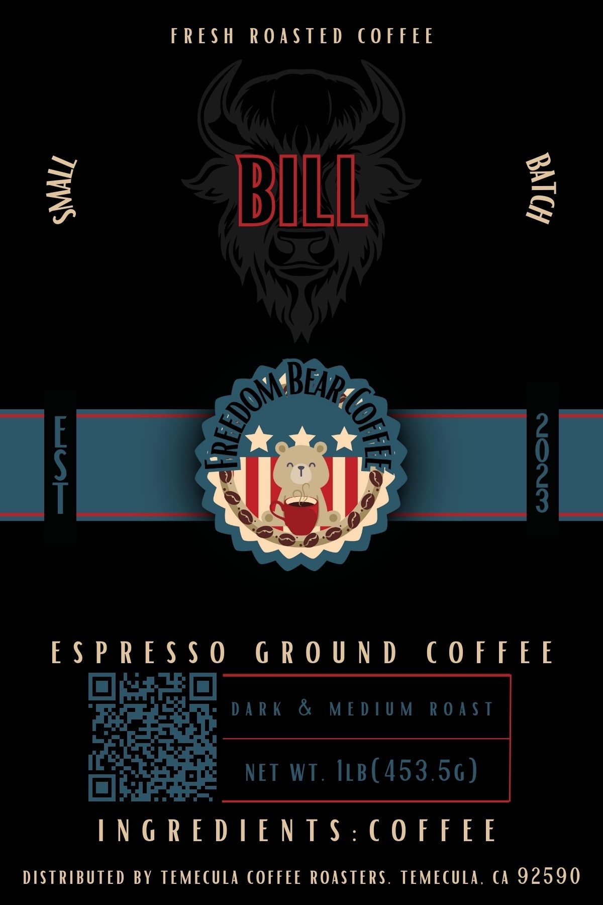 Bill - From Freedom Bear Coffee - Just $18.99! Shop now at Freedom Bear Coffee LLC