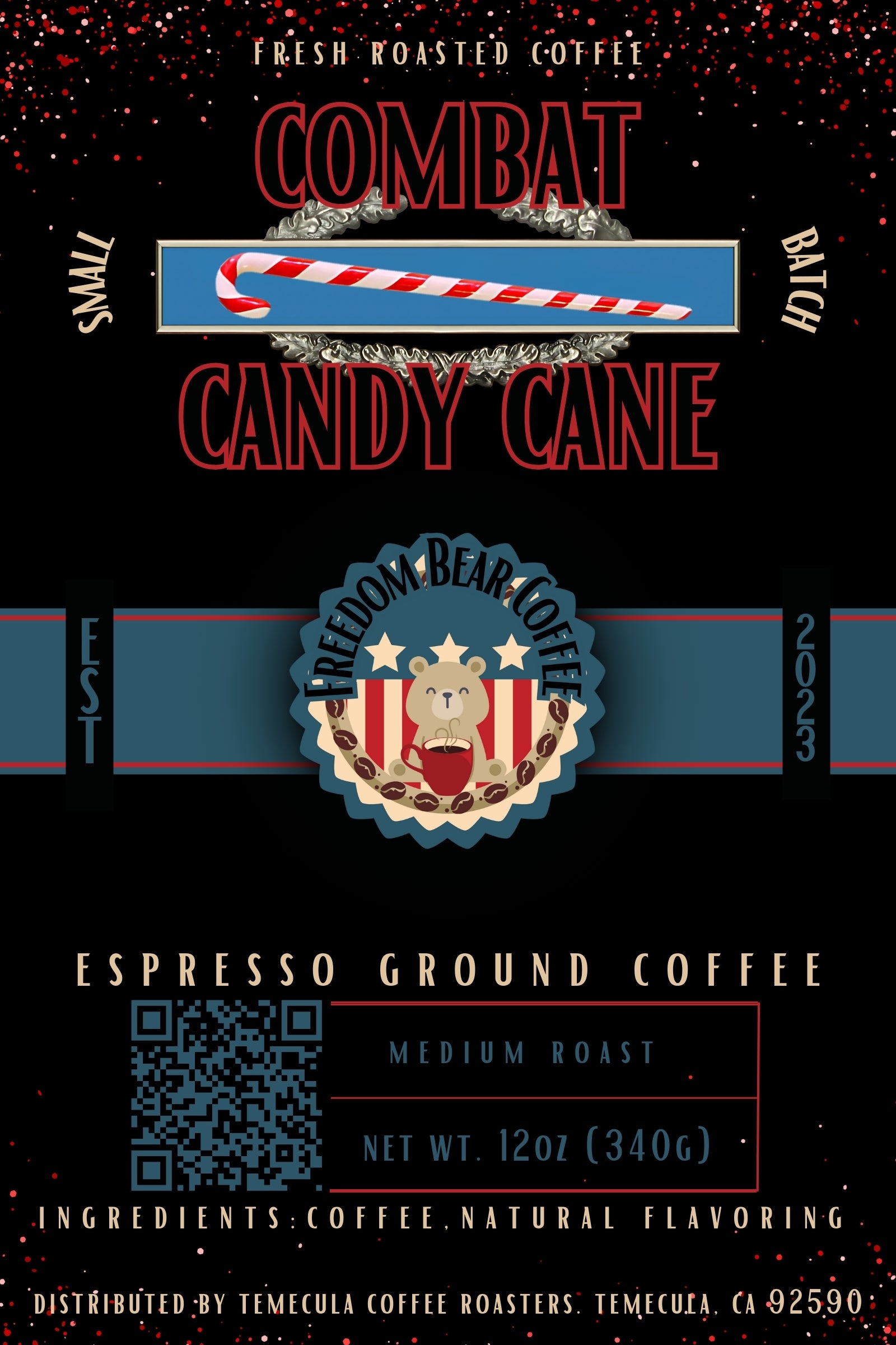 Combat Candy Cane - From Freedom Bear Coffee - Just $19.99! Shop now at Freedom Bear Coffee LLC