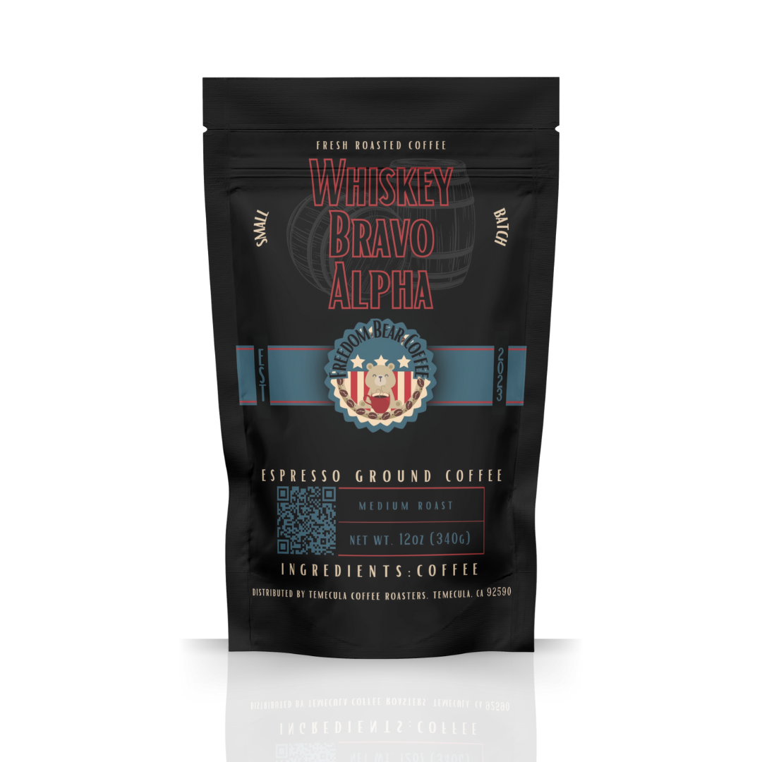 Whiskey Bravo Alpha - From Freedom Bear Coffee LLC - Just $19.99! Shop now at Freedom Bear Coffee LLC